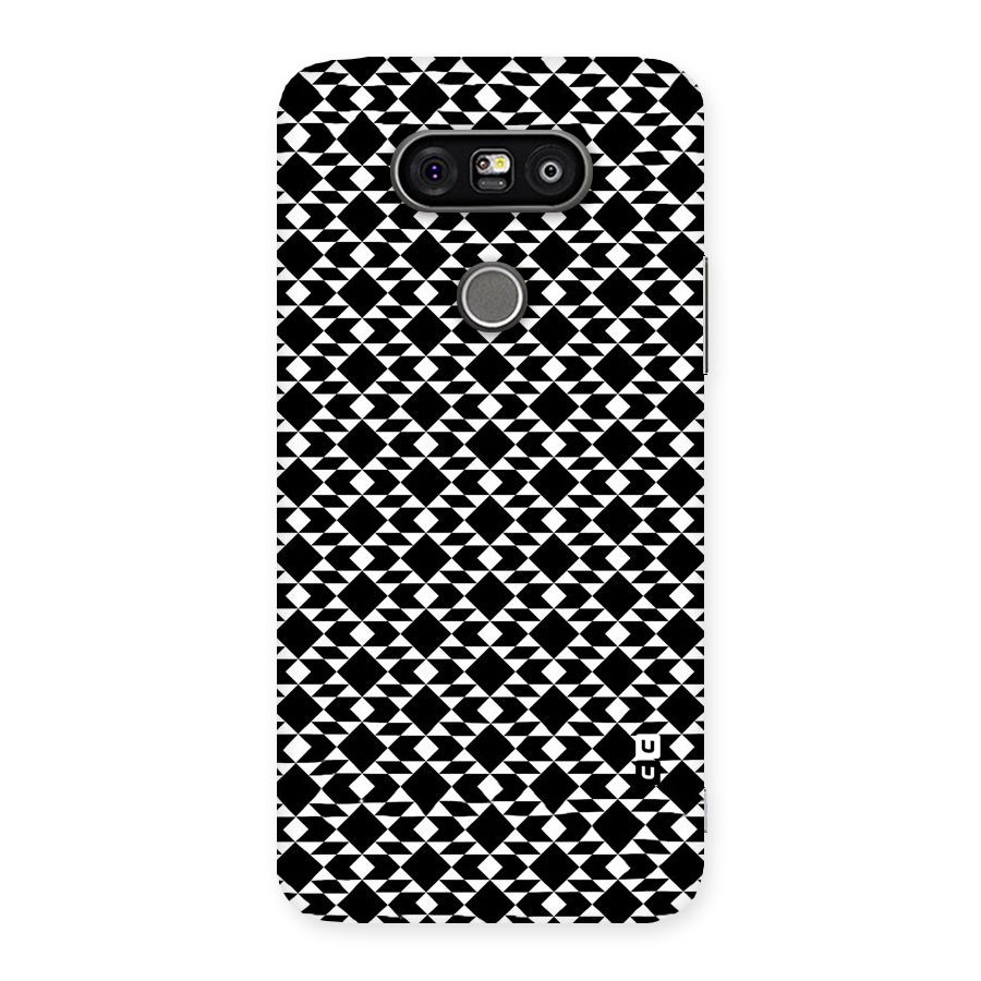 Black White Diamond Abstract Back Case for LG G5