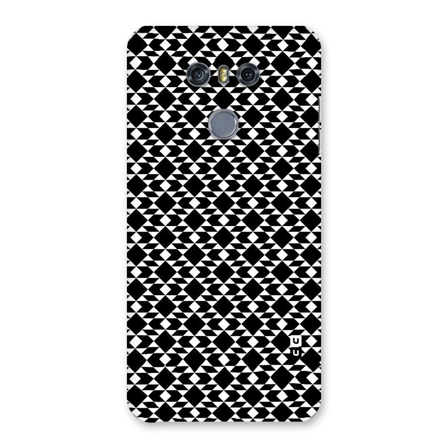 Black White Diamond Abstract Back Case for LG G6