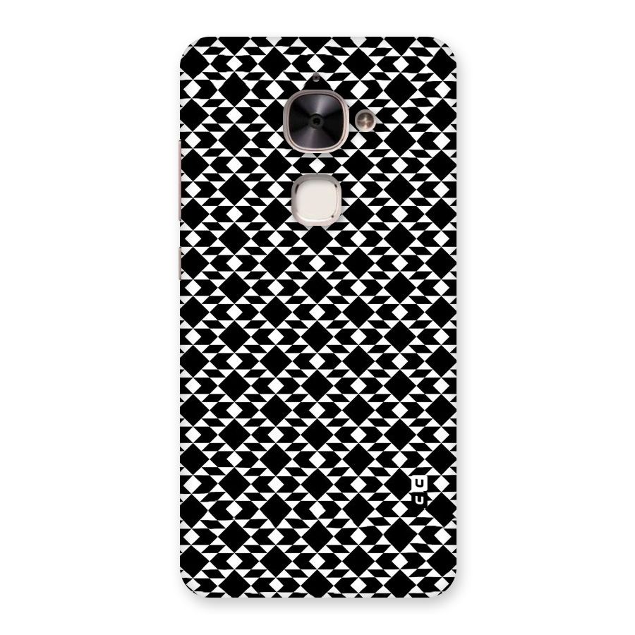 Black White Diamond Abstract Back Case for Le 2