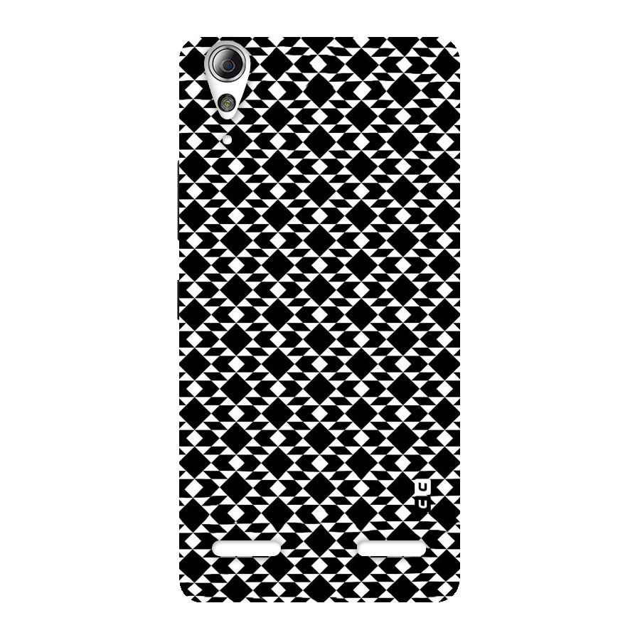 Black White Diamond Abstract Back Case for Lenovo A6000