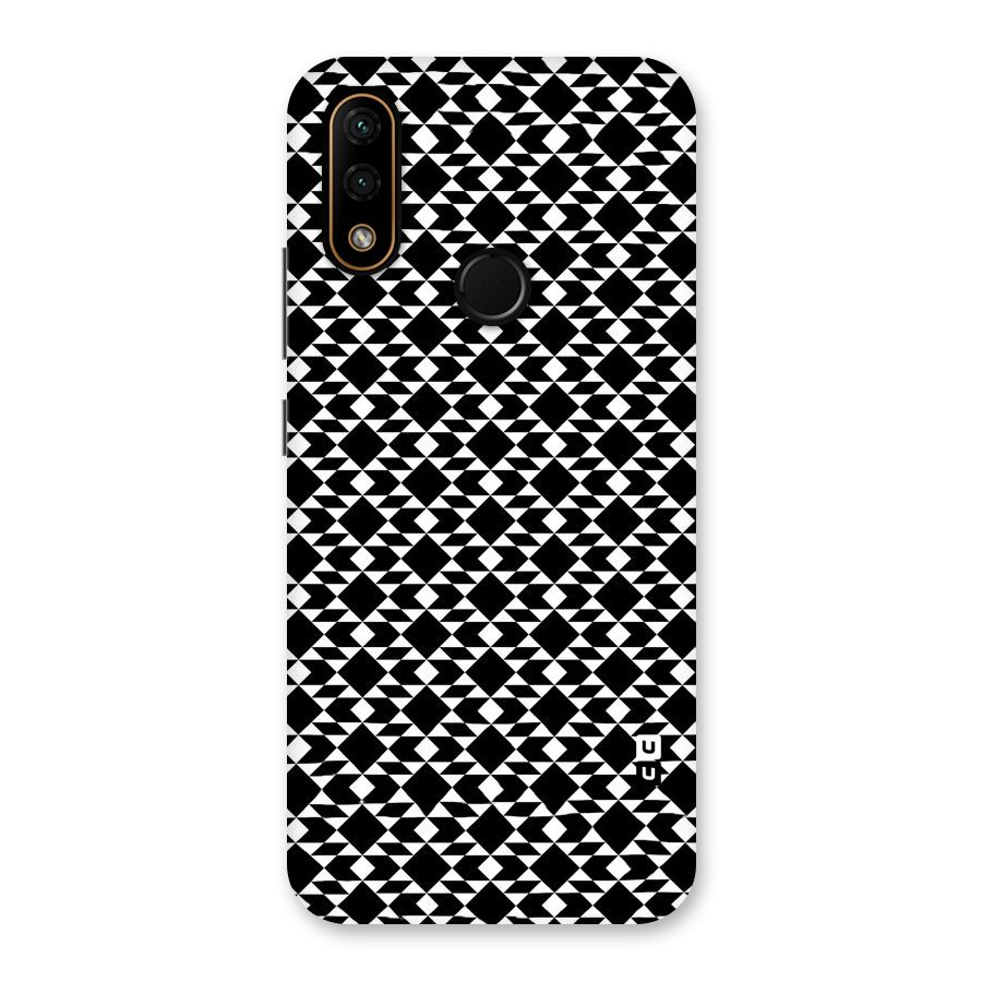 Black White Diamond Abstract Back Case for Lenovo A6 Note