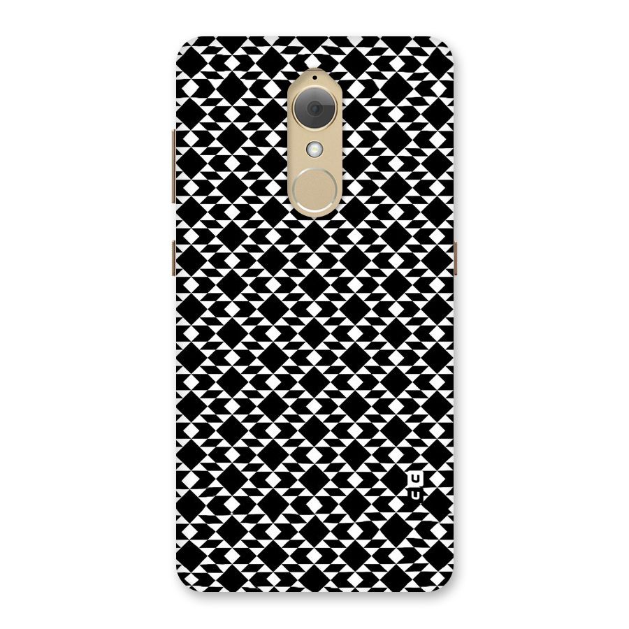 Black White Diamond Abstract Back Case for Lenovo K8