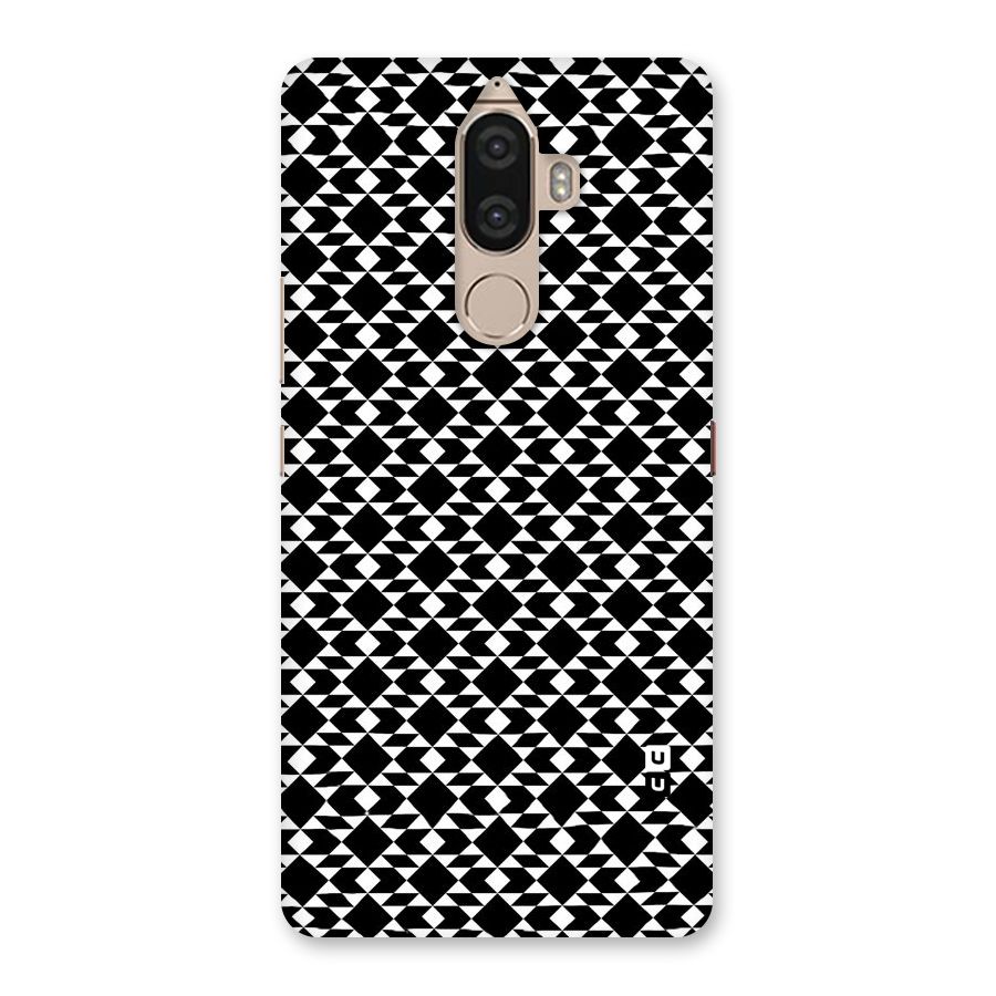 Black White Diamond Abstract Back Case for Lenovo K8 Note