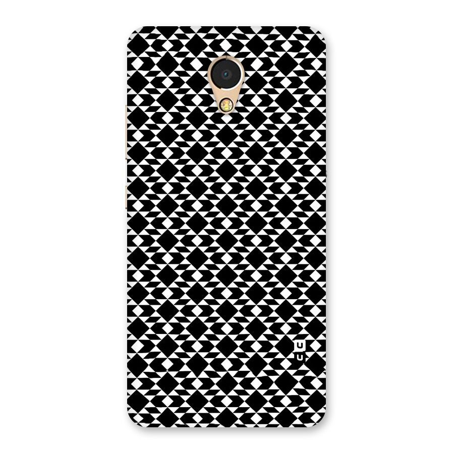 Black White Diamond Abstract Back Case for Lenovo P2