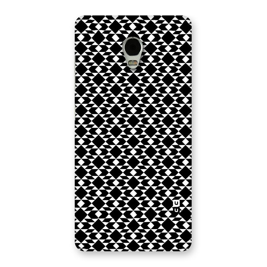 Black White Diamond Abstract Back Case for Lenovo Vibe P1