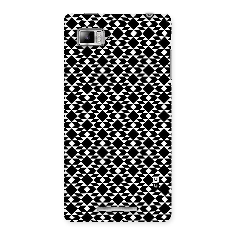 Black White Diamond Abstract Back Case for Lenovo Vibe Z K910