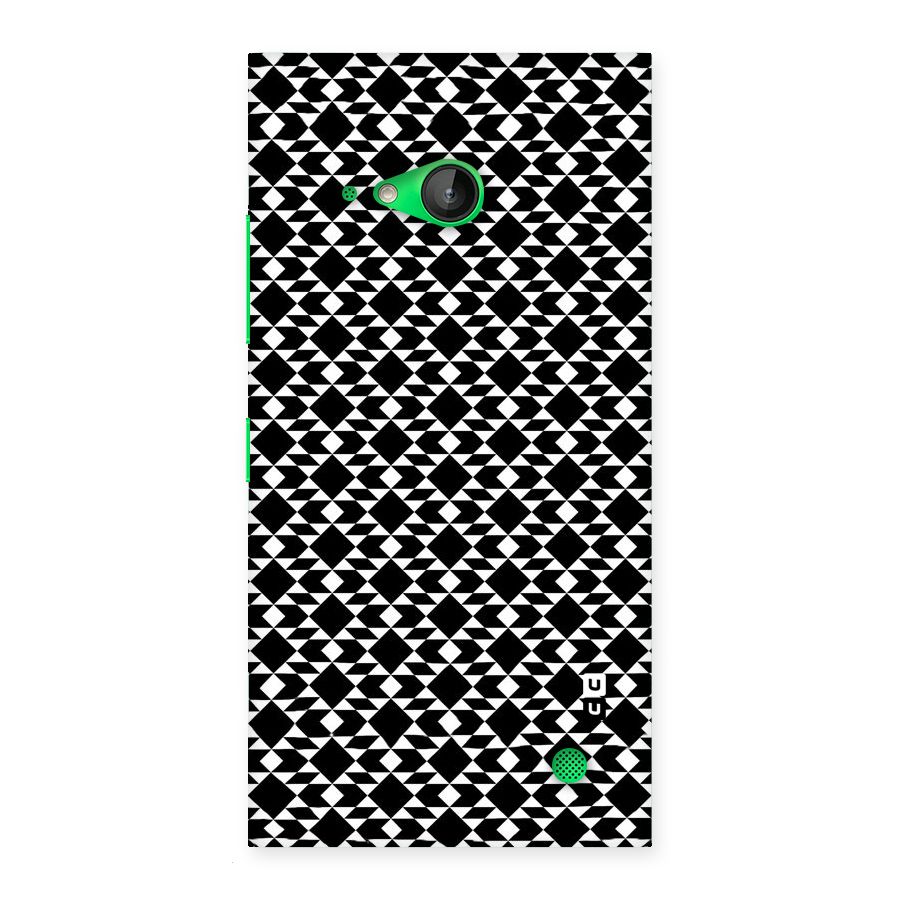 Black White Diamond Abstract Back Case for Lumia 730