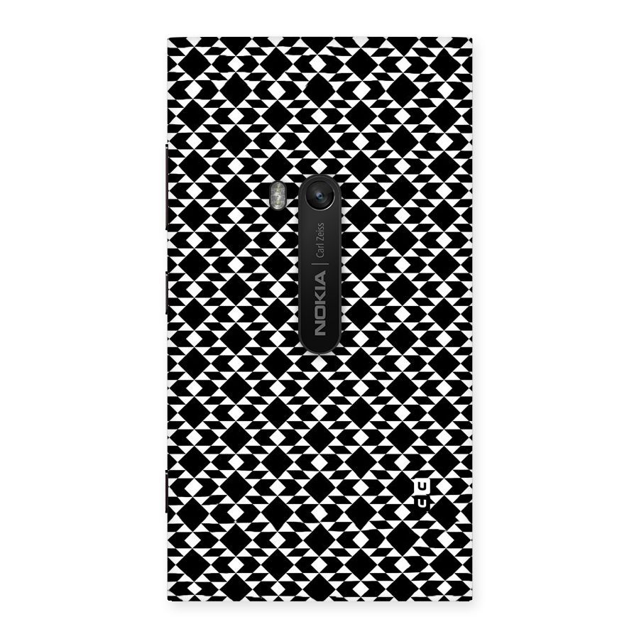 Black White Diamond Abstract Back Case for Lumia 920