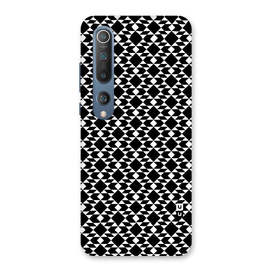 Black White Diamond Abstract Back Case for Mi 10