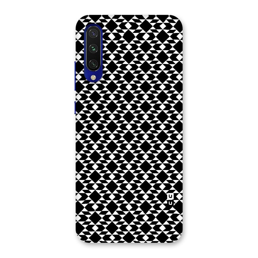 Black White Diamond Abstract Back Case for Mi A3