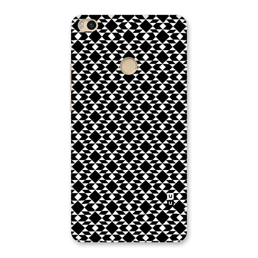 Black White Diamond Abstract Back Case for Mi Max 2
