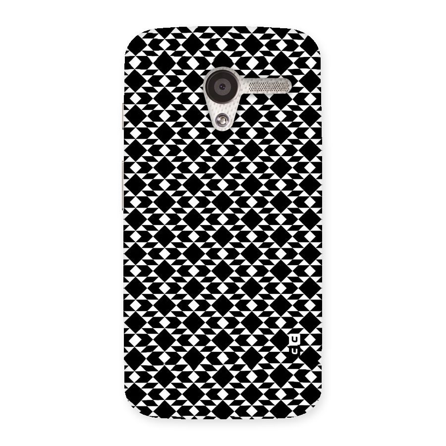 Black White Diamond Abstract Back Case for Moto X