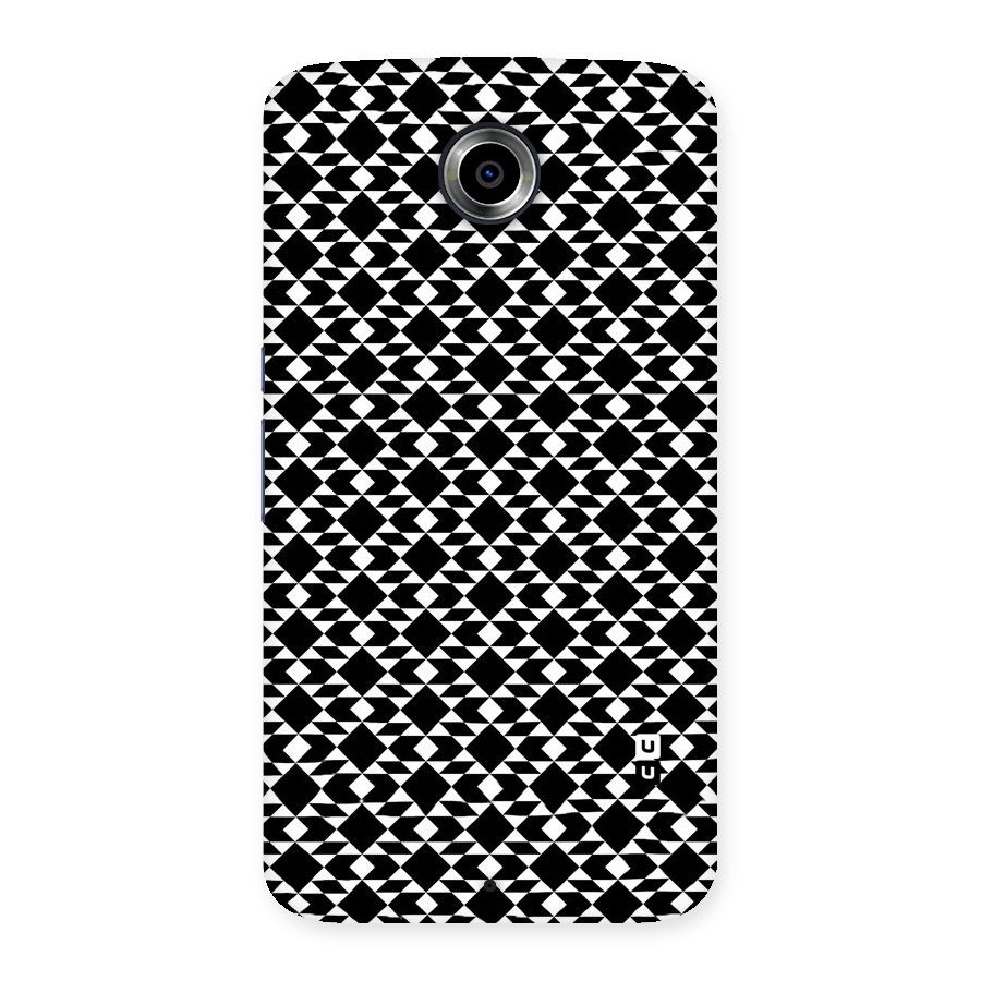 Black White Diamond Abstract Back Case for Nexsus 6