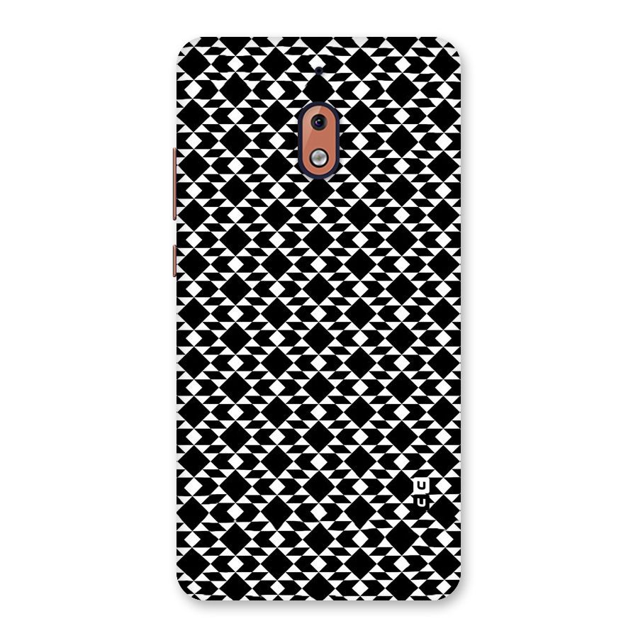 Black White Diamond Abstract Back Case for Nokia 2.1