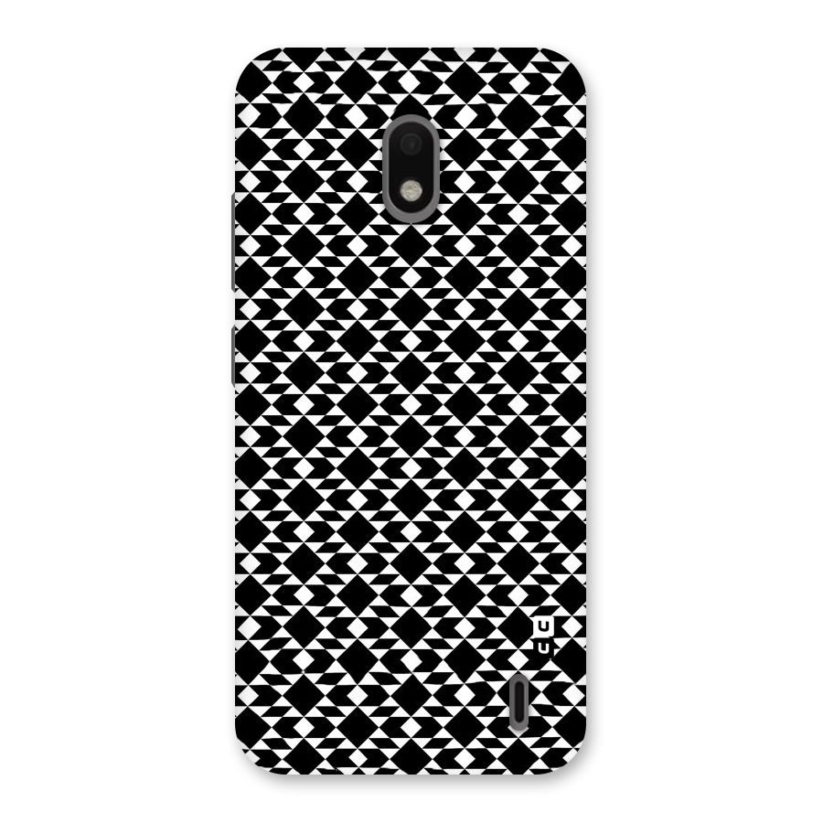 Black White Diamond Abstract Back Case for Nokia 2.2