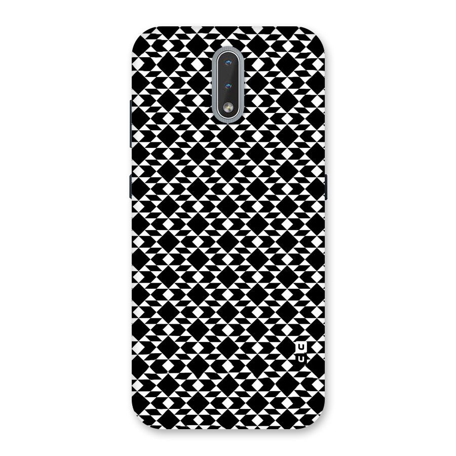 Black White Diamond Abstract Back Case for Nokia 2.3