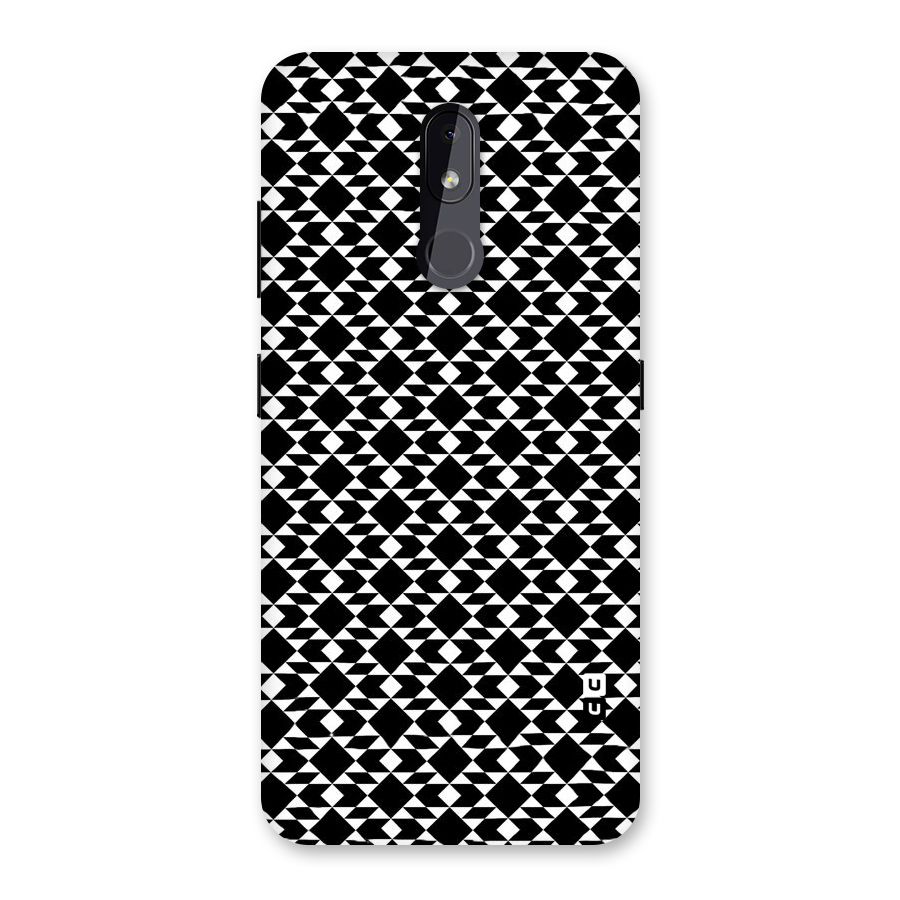 Black White Diamond Abstract Back Case for Nokia 3.2