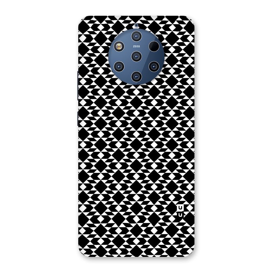 Black White Diamond Abstract Back Case for Nokia 9 PureView