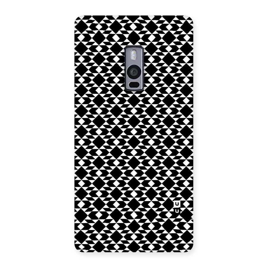 Black White Diamond Abstract Back Case for OnePlus Two