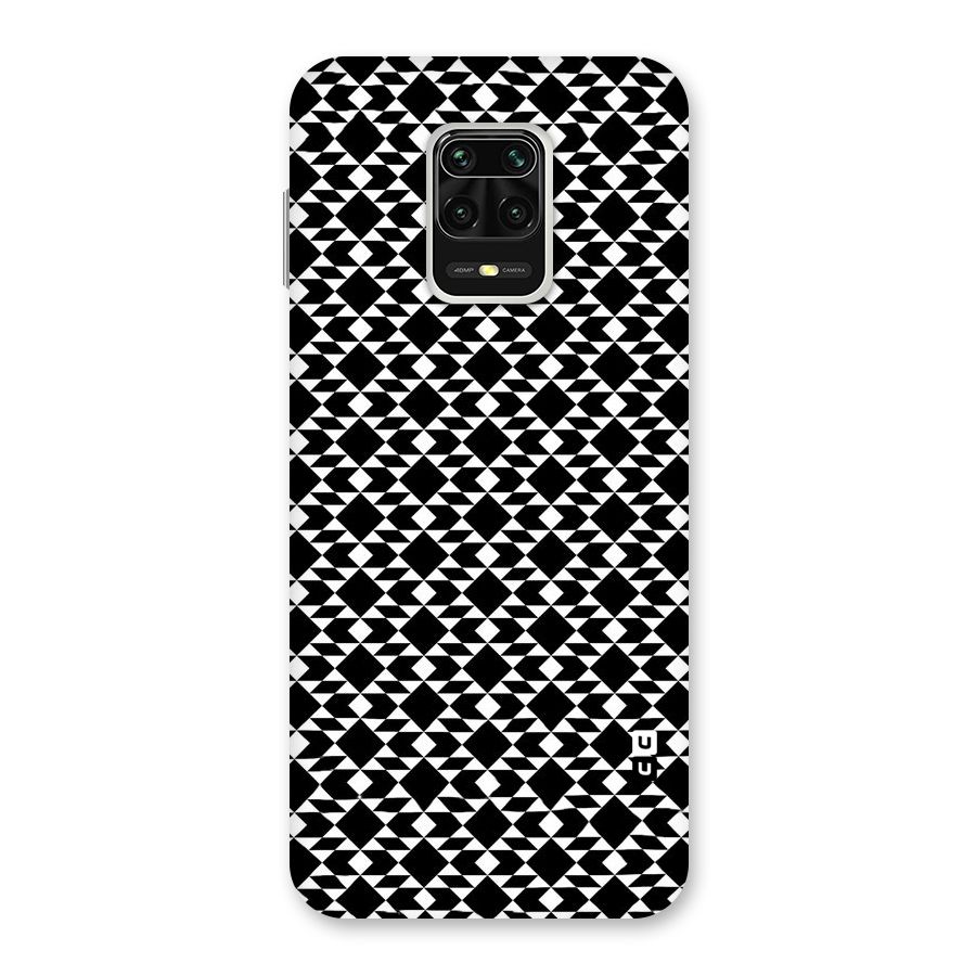Black White Diamond Abstract Back Case for Poco M2 Pro
