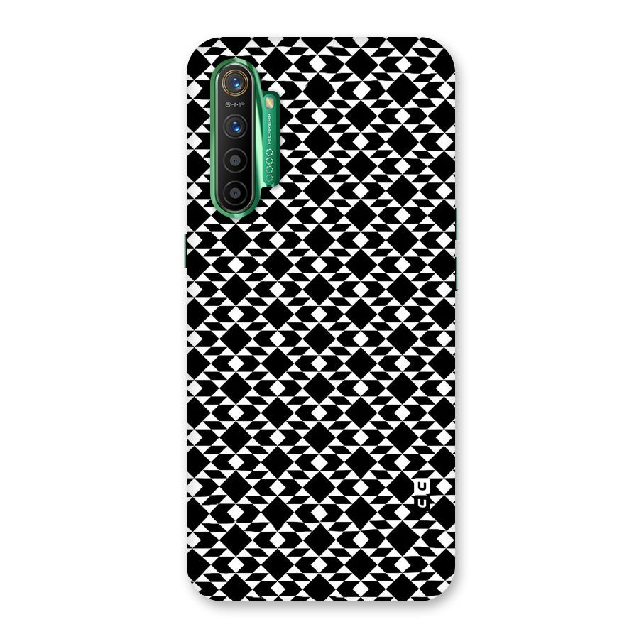 Black White Diamond Abstract Back Case for Realme X2