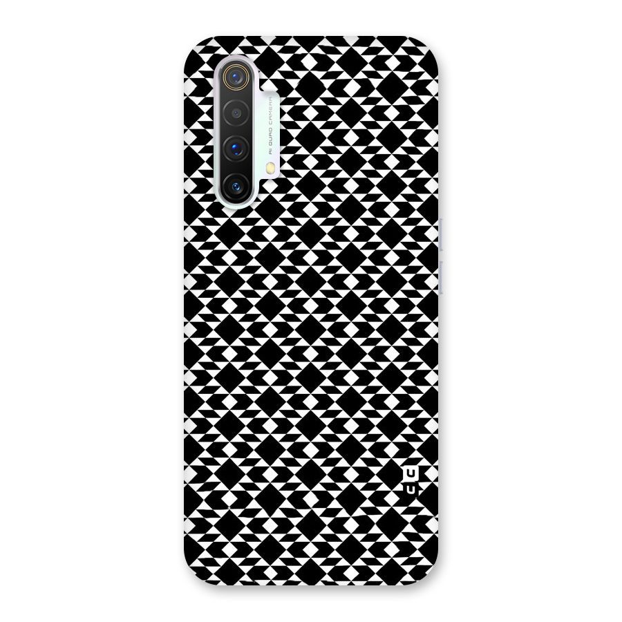 Black White Diamond Abstract Back Case for Realme X3