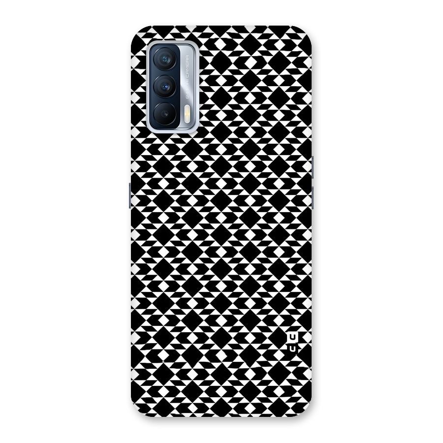 Black White Diamond Abstract Back Case for Realme X7