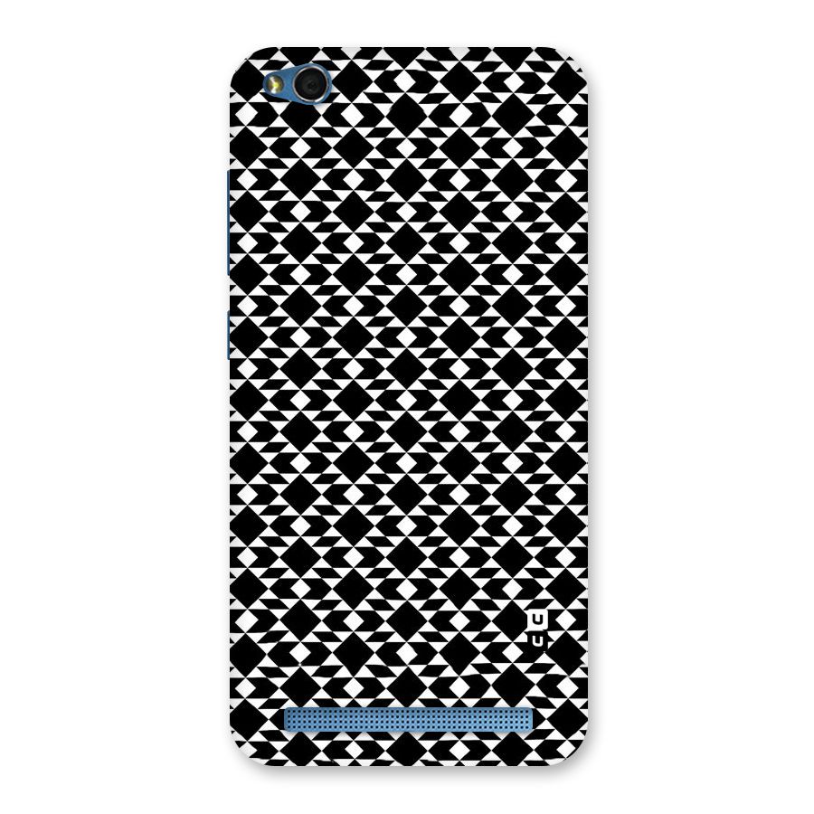 Black White Diamond Abstract Back Case for Redmi 5A