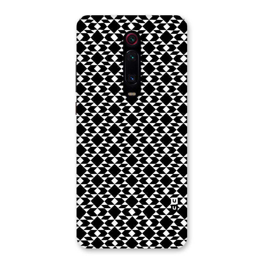 Black White Diamond Abstract Back Case for Redmi K20