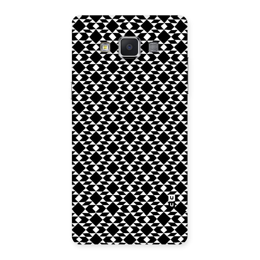 Black White Diamond Abstract Back Case for Samsung Galaxy A5