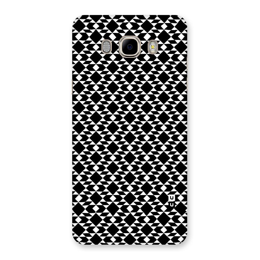 Black White Diamond Abstract Back Case for Samsung Galaxy J7 2016