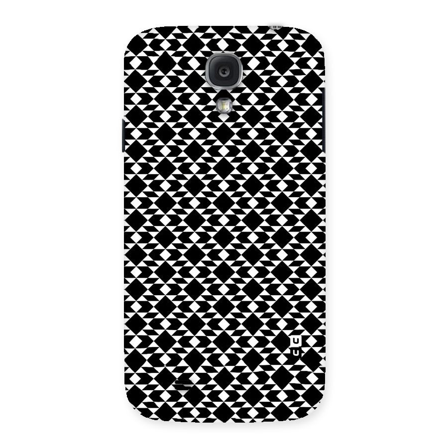 Black White Diamond Abstract Back Case for Samsung Galaxy S4