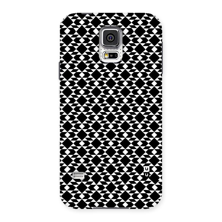 Black White Diamond Abstract Back Case for Samsung Galaxy S5