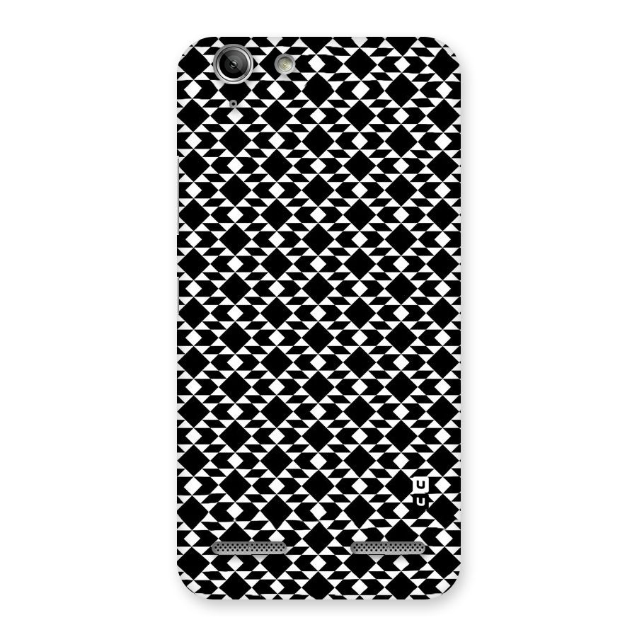 Black White Diamond Abstract Back Case for Vibe K5