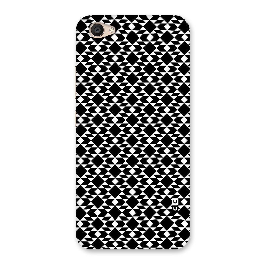 Black White Diamond Abstract Back Case for Vivo V5 Plus