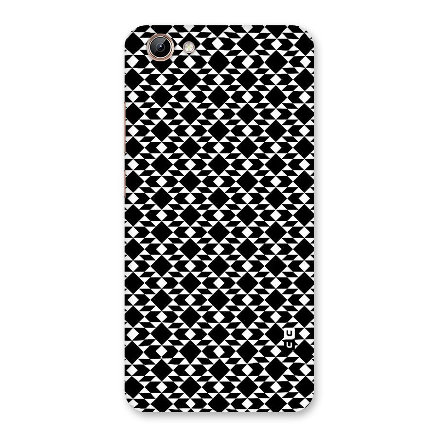 Black White Diamond Abstract Back Case for Vivo Y71