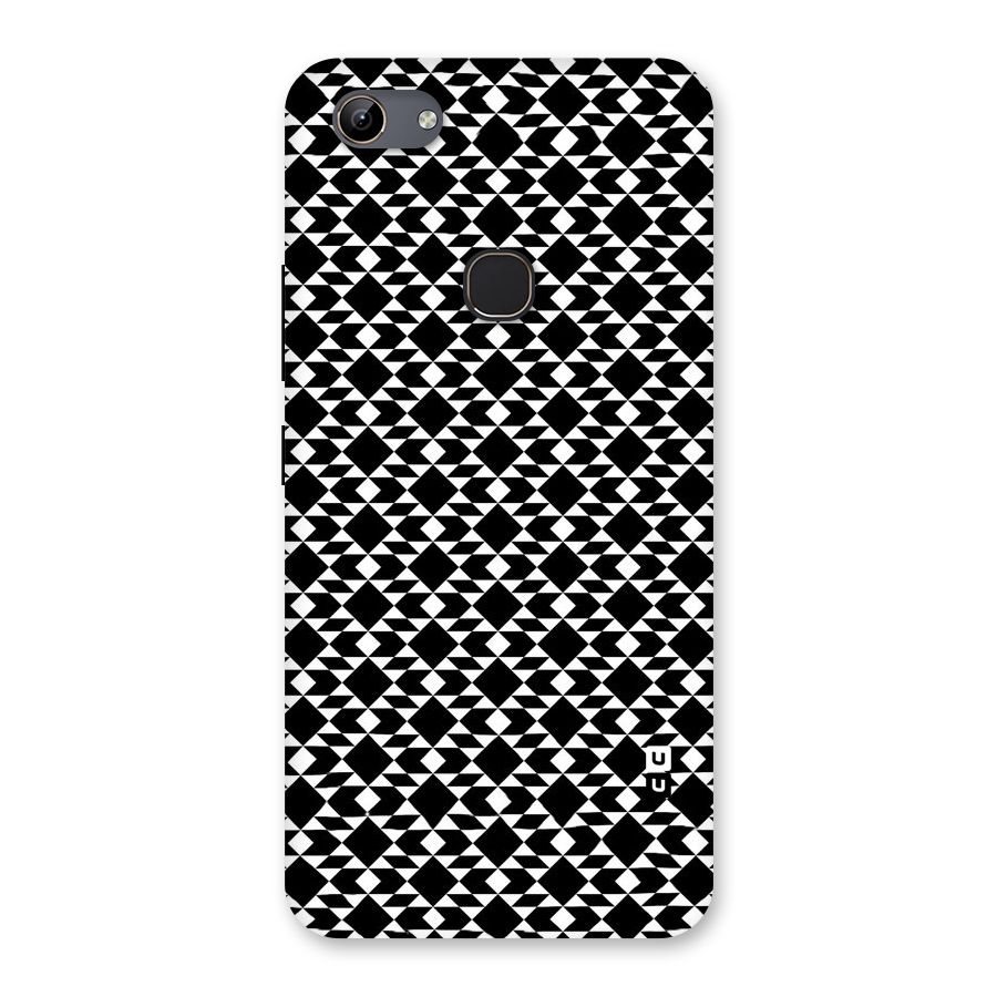 Black White Diamond Abstract Back Case for Vivo Y81