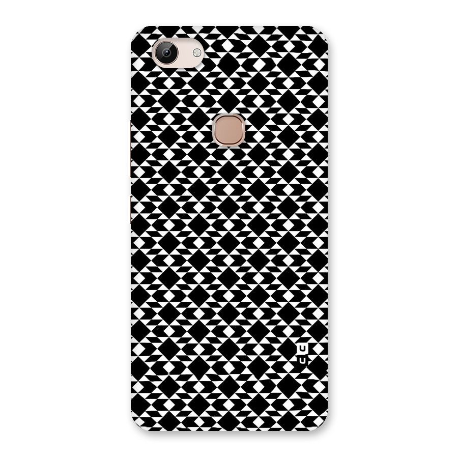 Black White Diamond Abstract Back Case for Vivo Y83