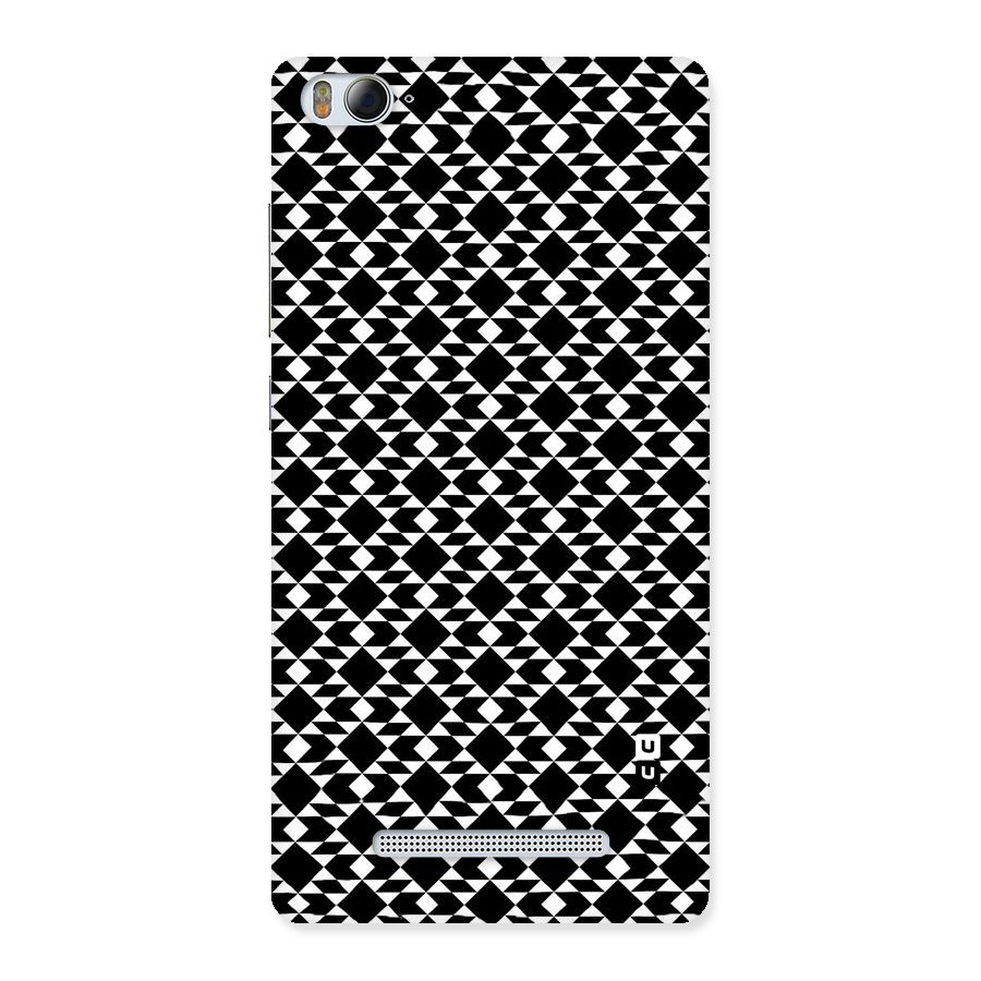 Black White Diamond Abstract Back Case for Xiaomi Mi4i