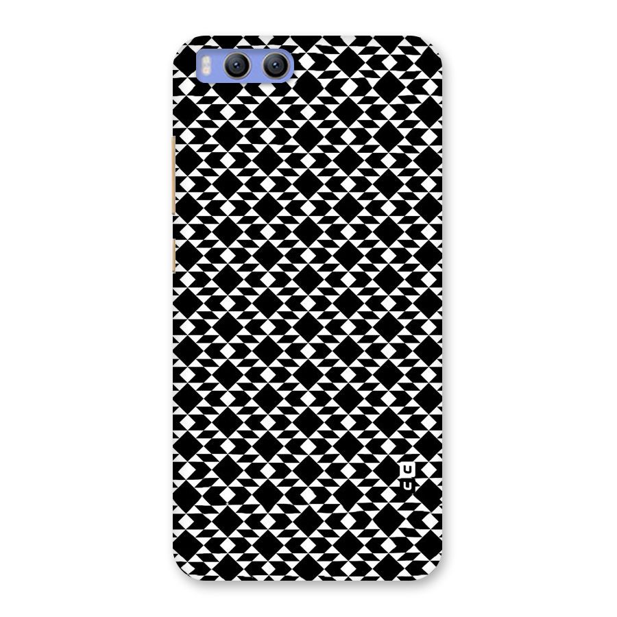 Black White Diamond Abstract Back Case for Xiaomi Mi 6