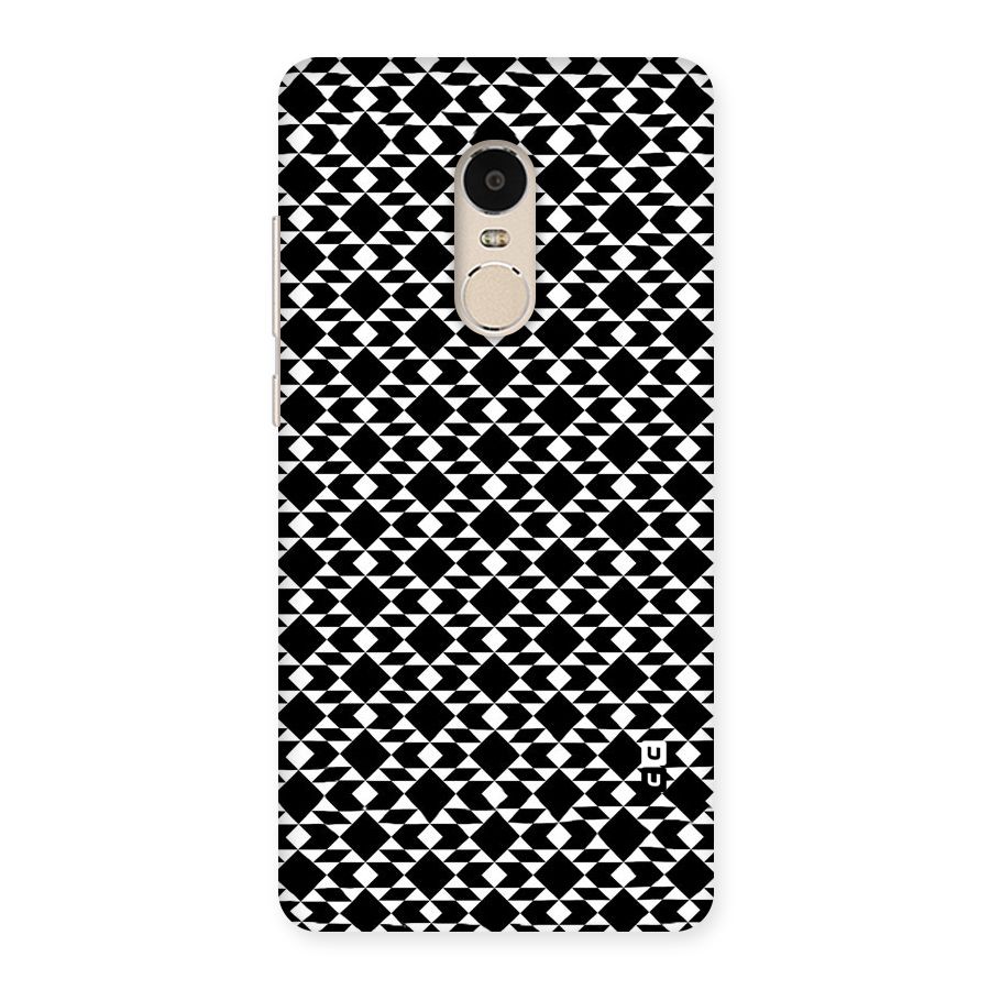 Black White Diamond Abstract Back Case for Xiaomi Redmi Note 4