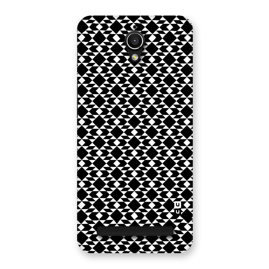 Black White Diamond Abstract Back Case for Zenfone Go