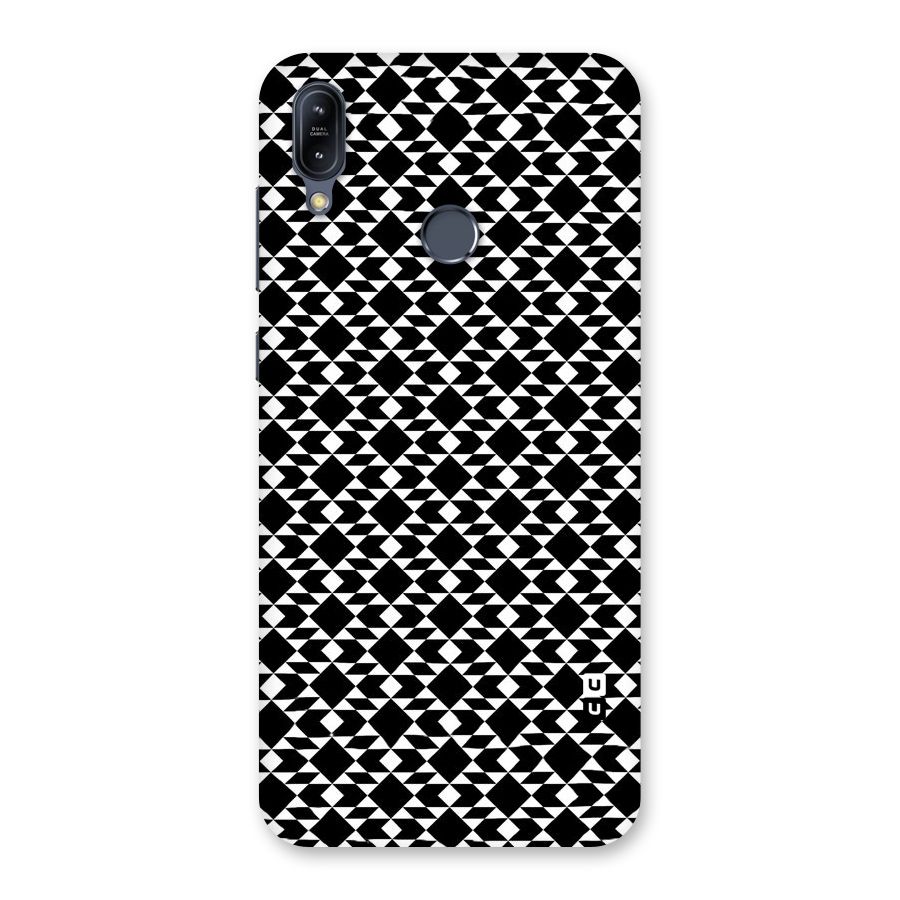 Black White Diamond Abstract Back Case for Zenfone Max M2