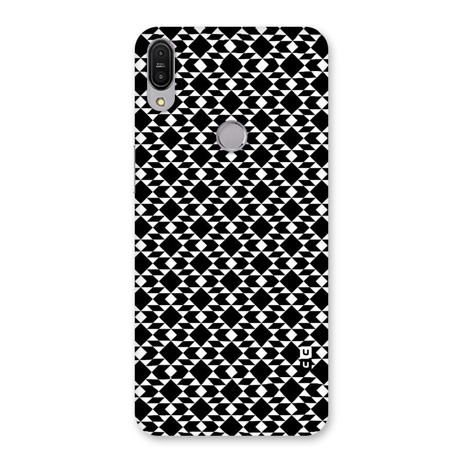Black White Diamond Abstract Back Case for Zenfone Max Pro M1