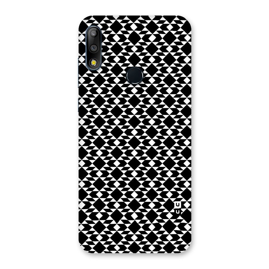 Black White Diamond Abstract Back Case for Zenfone Max Pro M2