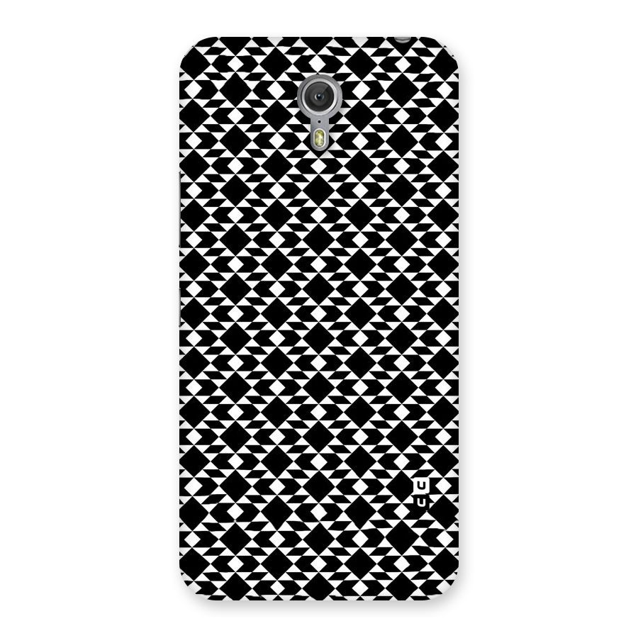 Black White Diamond Abstract Back Case for Zuk Z1