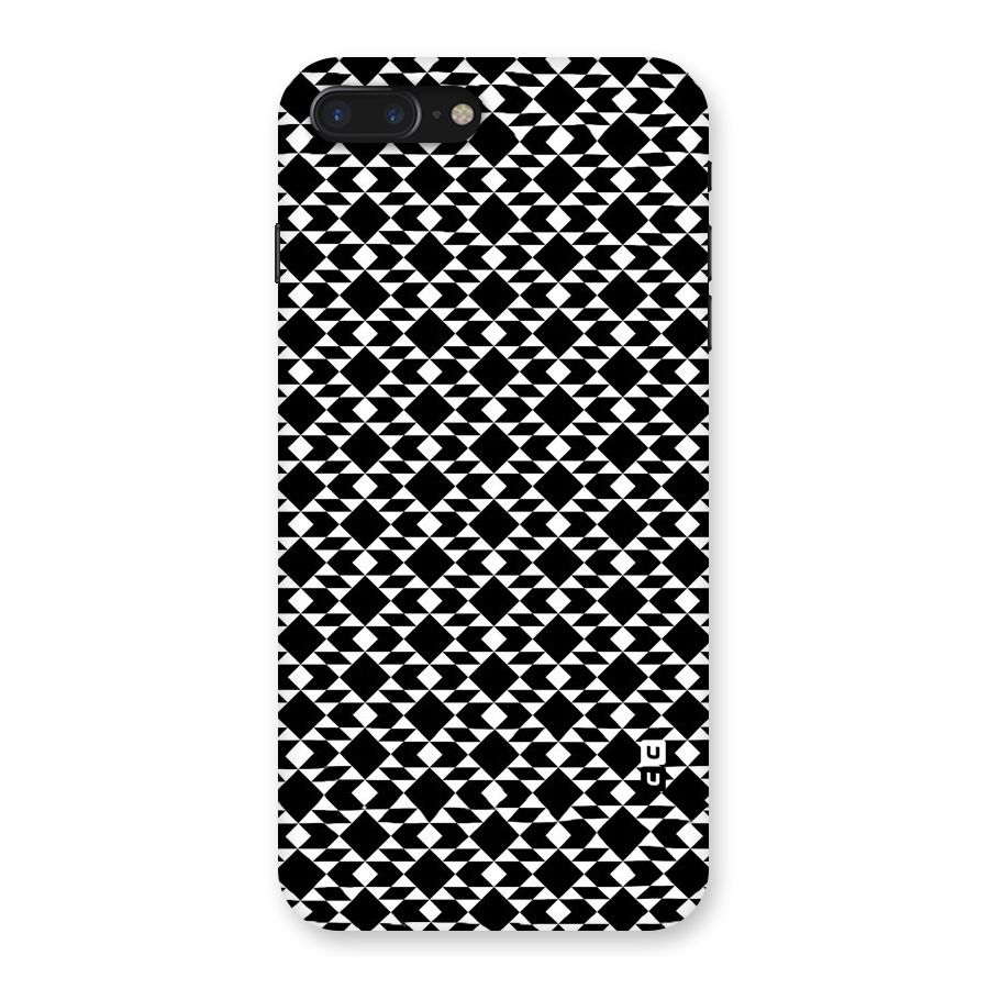 Black White Diamond Abstract Back Case for iPhone 7 Plus
