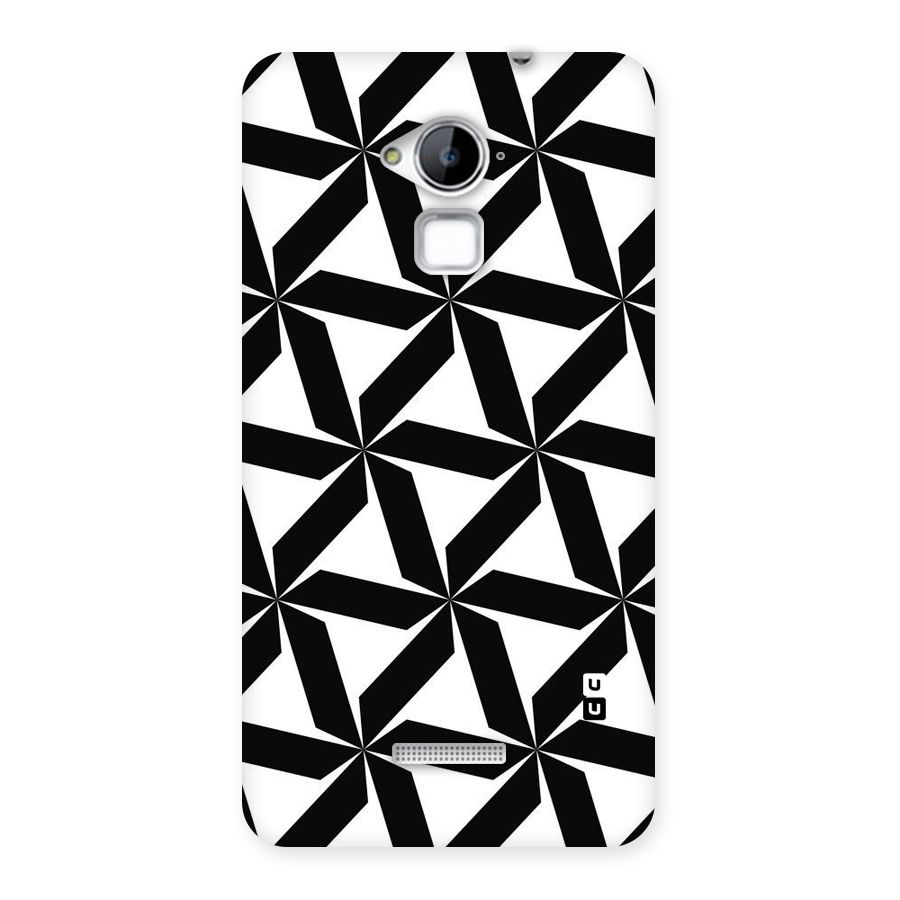 Black White Fan Design Back Case for Coolpad Note 3