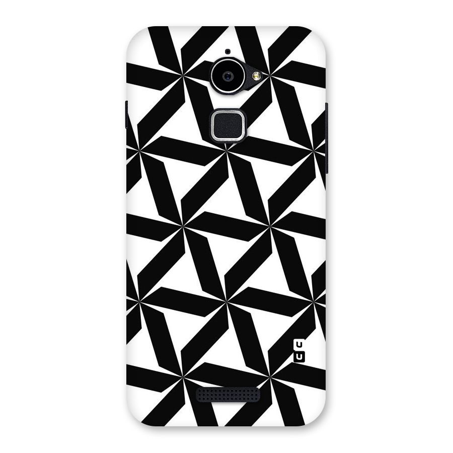 Black White Fan Design Back Case for Coolpad Note 3 Lite