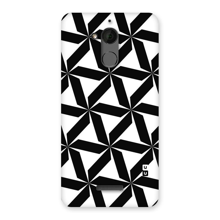 Black White Fan Design Back Case for Coolpad Note 5